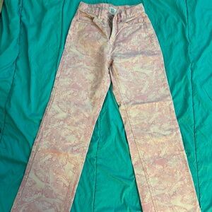 BDG cowboy pink diamond pants ( size 26)